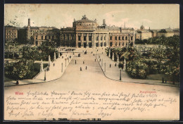 AK Wien, Strasse Zum Burgtheater  - Sonstige & Ohne Zuordnung