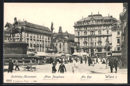 AK Wien, Am Hof, Altes Zeughaus, Radetzky-Monument  - Autres & Non Classés