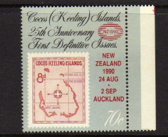 Iles Coco - Keeling - 1990 -  25e Anniversaire Du Timbre Poste - Neuf** - MNH - Kokosinseln (Keeling Islands)