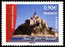 France N° 3924 ** Site. Monument. Le Mont Saint Michel Son Abbaye. Patrimoine Mondial. Eau, Mer - Unused Stamps