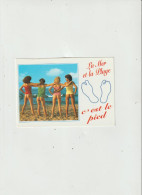 LD61 : Humour :  Illustrateur  , La Mer , La Plage , Fesse Nue ! - Humor