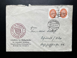 ENVELOPPE ALLEMAGNE HEIDELBERG 1934 - Covers & Documents