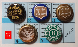 5 Capsules De Bière   Lot N° 15-1 - Bier