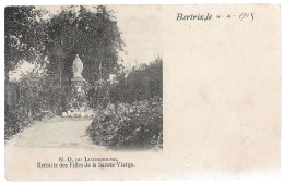 CPA CARTE POSTALE BELGIQUE BERTRIX N.D. DU LUXEMBOURG RETRAITE DES FILLES DE LA SAINTE VIERGE 1902 - Autres & Non Classés