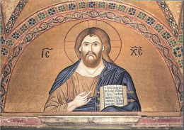 Monastère D'HOSIOS LOUKAS + Mosaïque : JESUS As Master + CHRIST Tenant L'EVANGILE - Griechenland