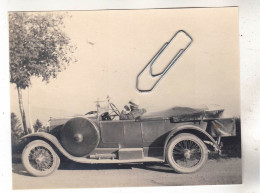 PHOTO AUTO AUTOMOBILE BELLE VOITURE DECAPOTABLE  ANCIENNE A IDENTIFIER - Cars