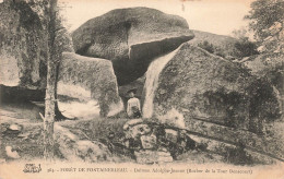 FRANCE - Fontainebleau - Forêt - Dolmen Adolphe-Joanne - Rocher De La Tour Denecourt - Carte Postale Ancienne - Fontainebleau