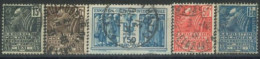 FRANCE - 1931 - INTERNATIONAL COLONIAL EXHIBITION, PARIS STAMPS COMPLETE SET OF 5 , USED - Usati