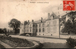 N°4018 W -cpa Flogny -le Château De Percey- - Flogny La Chapelle