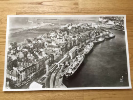 Photo Aérienne Lapie Année 1950 - Gare Maritime De Dieppe - Places