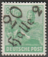 SBZ- Bezirkshand- Stempel, 1948, Mi. Nr. 181, 84 Pfg. Maurer Und Bäuerin, Bezirk 20 (OPD Halle 2)  **/MNH - Autres & Non Classés