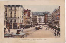 Grenoble, La Place Grenette Tramvay - Grenoble