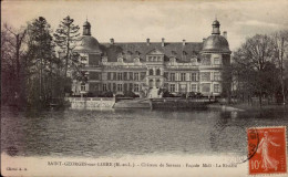 SAINT-GEORGES-SUR-LOIRE    ( MAINE ET LOIRE )    CHATEAU DE SERRANT. FACADE MIDI . LA RIVIERE - Saint Georges Sur Loire