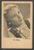 RUTH HELLBERG  ACTRESS SCHAUSPIELERIN, CINEMA FILM MOVIE STAR, UFA BAUMANN FOTO - Acteurs