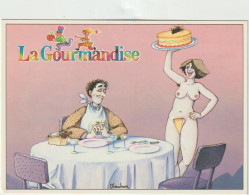 LD61 : Humour :  Illustrateur  , La Gourmandise, Femme Sein Nue , Blachon - Humour