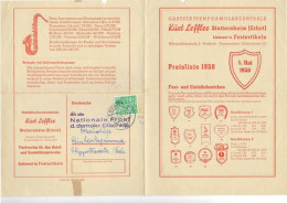 Postzegels > Europa > Duitsland > Oost-Duitsland > 1948-1959 >vouw Brief Met No. 577 (18193) - Covers & Documents
