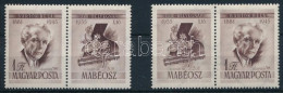 ** 1955 Bartók Jobb és Bal Oldali Szelvényes Bélyeg (4.000) - Otros & Sin Clasificación