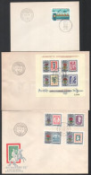 1970-1971 Női Evezős EB Vágott Bélyeg FDC-n + Bélyegnap - Budapest '71 Vágott Sor és Blokk 2 Db FDC-n - Sonstige & Ohne Zuordnung