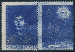 ** 1973 Kopernikusz Szelvényes Bélyeg Elfogazva, Látványos Festékelkenődés / Mi 2845, Paint Smearing - Other & Unclassified