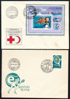 1981-1982 Vöröskereszt I. Vágott Blokk FDC-n + Ifjúságért VI. Vágott Bélyeg FDC-n (6.000) - Other & Unclassified