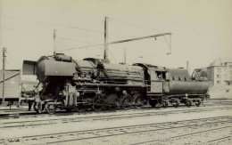 Reproduction - Locomotive à Identifier, Luxembourg 1er Juillet 1956 - Trains