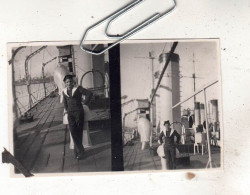 PHOTO NAVIRE DE GUERRE MARINE NATIONALE  A BORD DU CONTRE-TORPILLEUR LE FOUGUEUX - Boats