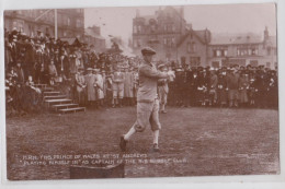 H.R.H. The Prince Of Wales At St. Andrews Fife Scotland Playing Himself In As Captain Of The R.A. Golf Club Links Sport - Fife