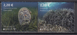 CROATIA.2024 Europa CEPT.Underwater Flora And Fauna.Set 2 Stamps. MNH - 2024