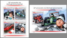 GUINEA BISSAU 2019 MNH Michael Schumacher Formula 1 Formel 1 Formule 1 M/S+S/S - OFFICIAL ISSUE - DH1907 - Automobile
