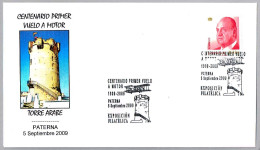 100 AÑOS PRIMER VUELO A MOTOR. First Powered Flight Centennial - Torre Arabe. Paterna, Valencia, 2009 - Airplanes