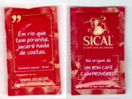 Sachet De Sucre, Sugar Portugal " Café SICAL  "  (scan Recto-verso) [S182]_Di277 - Suiker