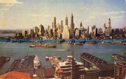 R654105 New York City. View Of Lower Manhattan. A Mike Roberts. Alfred Mainzer. - World