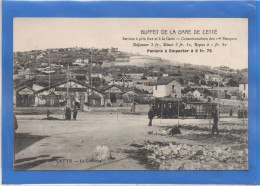 34 HERAULT - CETTE Buffet De La Gare (voir Description) - Sete (Cette)