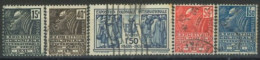 FRANCE - 1931 - INTERNATIONAL COLONIAL EXHIBITION, PARIS STAMPS COMPLETE SET OF 5 , USED - Usati
