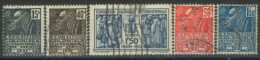 FRANCE - 1931 - INTERNATIONAL COLONIAL EXHIBITION, PARIS STAMPS COMPLETE SET OF 5 , USED - Gebraucht