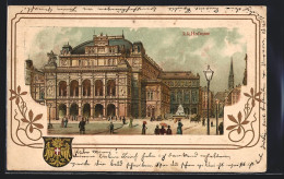 Lithographie Wien, K. K. Hofoper, Wappen  - Autres & Non Classés