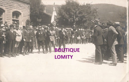 Guerre 1914 1918  Carte Photo Photographie CPA Cérémonie Fêtes Libération Victoire Fanfare Pompiers Alsace Lorraine - Guerre 1914-18