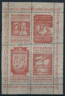 (*) 1949 Bélyegbarátok II. Gyűjteménybemutatója Emlékív / Souvenir Sheet - Other & Unclassified