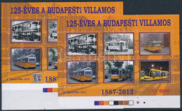 ** 2012 125 éves A Budapesti Villamos Emlékív Pár, Az Egyik 0000 Sorszámmal - Other & Unclassified