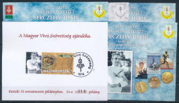 ** 2012 100 éve Született Berczelly Tibor 4 Darabos Emlékív Garnitúra 019 Sorszámmal + Ajándék Emlékív 018 Sorszámmal - Other & Unclassified