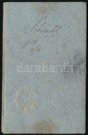 1816 Német Nyelvű Vándorkönyv - Ohne Zuordnung