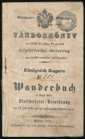 1857 Kovács Számára Kiállított Vándorkönyv - Unclassified