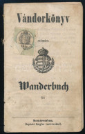 1871 Molnár Számára Kiállított Vándorkönyv 15 K Okmánybélyeggel - Unclassified