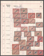 Bécs 1921 Értékpapír Forgalmi Napló Lapja 271K értékű értékpapír Forgalmi Adóbélyeggel - Unclassified