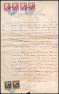 1926 Bírósági Beadvány 26 Db Inflációs Törvénykezési Illetékbélyeggel - Unclassified