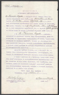 1927 Bp., Kir. M. Pázmány Péter Tudományegyetem által Kiállított Igazolvány Hivatalos Eskü Letételéről, Kommer Magda Rés - Unclassified