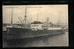 AK PD König Friedrich August Der Hamburg-Amerika-Linie  - Dampfer