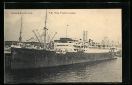 AK Post- Und Passagierschiff König Friedrich August  - Dampfer