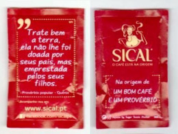Sachet De Sucre, Sugar Portugal " Café SICAL  "  (scan Recto-verso) [S184]_Di276 - Sugars