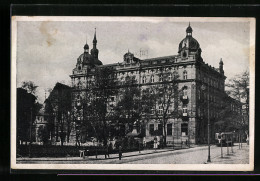 AK Plzen, Strassenbahn Vor Dem Hotel Continental  - Tram